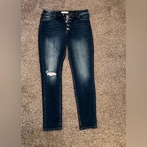 KanCan curvy distressed skinny jeans, 13/30